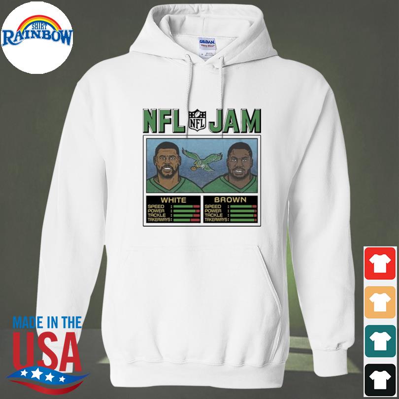 NFL Jam Philadelphia Eagles Reggie White And Jerome Brown 2022 shirt,  hoodie, sweater, long sleeve and tank top