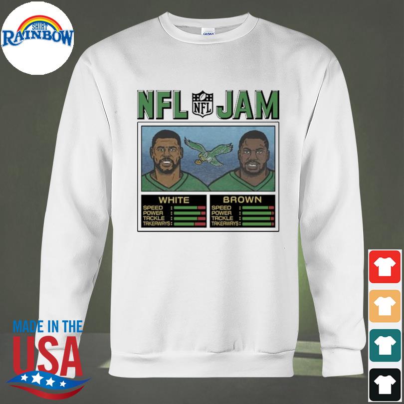 NFL Jam Philadelphia Eagles Reggie White And Jerome Brown 2022 Shirt,  hoodie, sweater, long sleeve and tank top