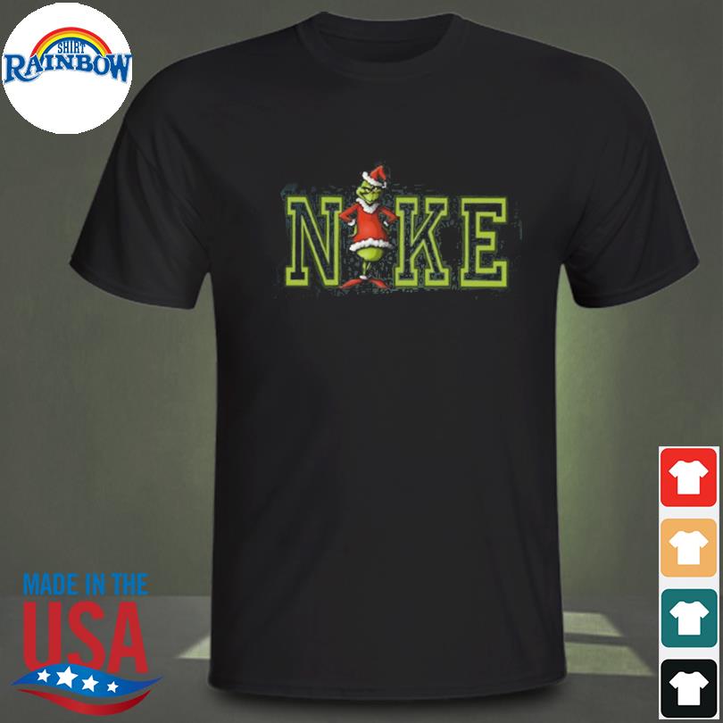 Nike logo and grinch Christmas sweater