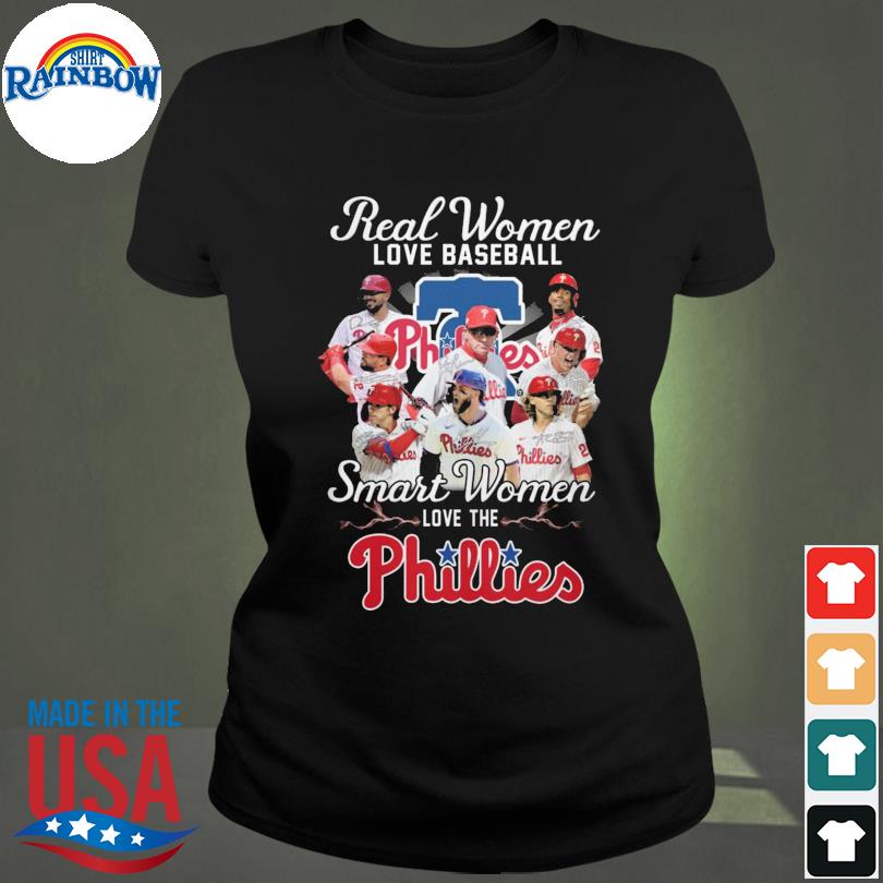 Philadelphia Phillies real Women love football smart Women love the Phillies  shirt, hoodie, sweater, long sleeve and tank top