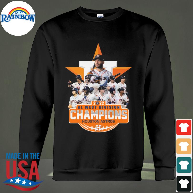 Houston Astros team 2022 Al west Champions signatures shirt, hoodie,  sweater, long sleeve and tank top