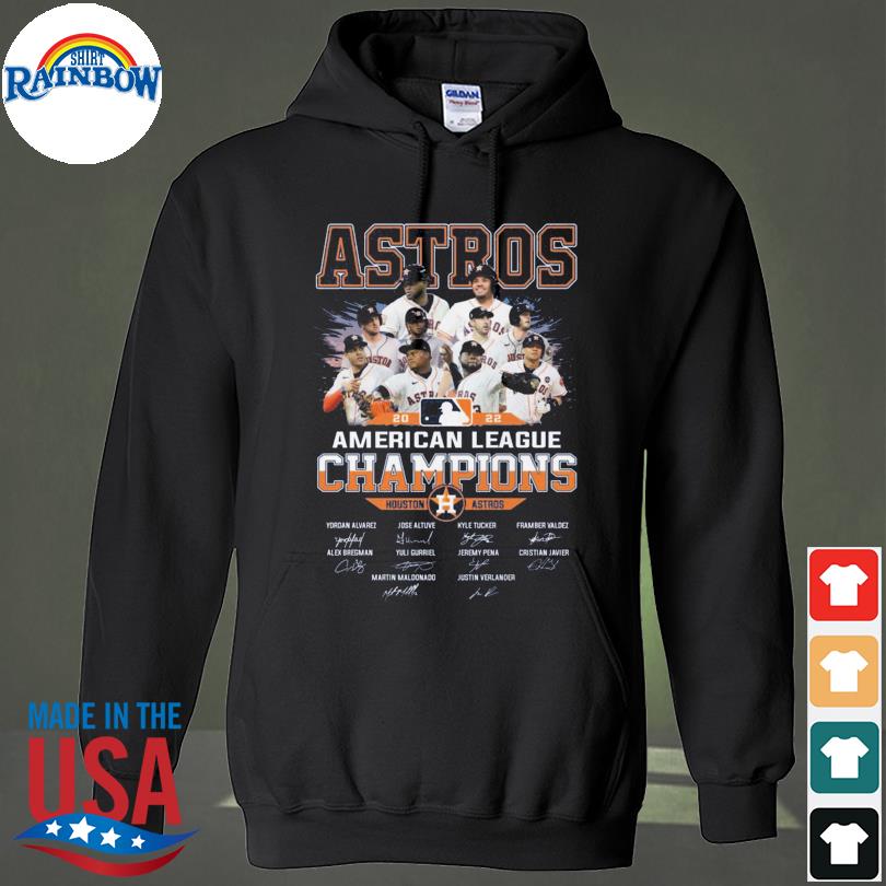 Houston Astros American League Champions 2019 signatures shirt, hoodie