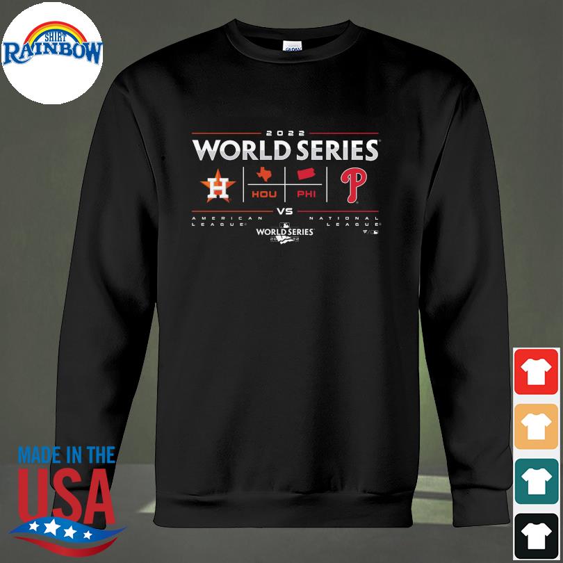 Houston Astros vs Philadelphia Phillies 2022 world series change up matchup  shirt, hoodie, sweater and v-neck t-shirt