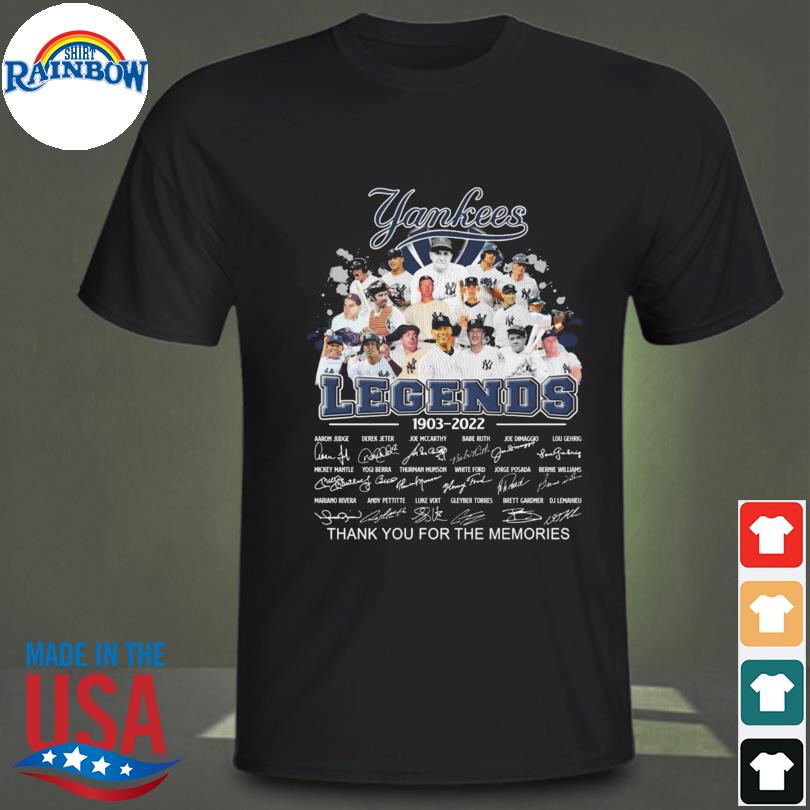 New York Yankees Legends Signatures T-Shirt