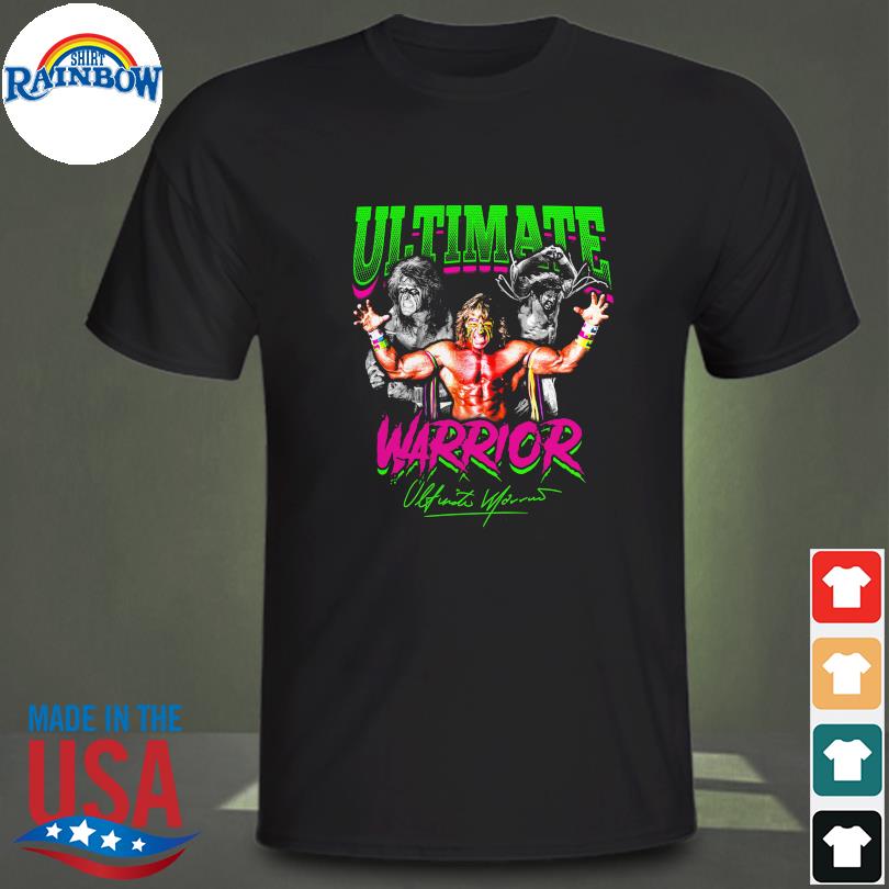 Official The Ultimate Warrior Feel The Power signature 2022 shirt