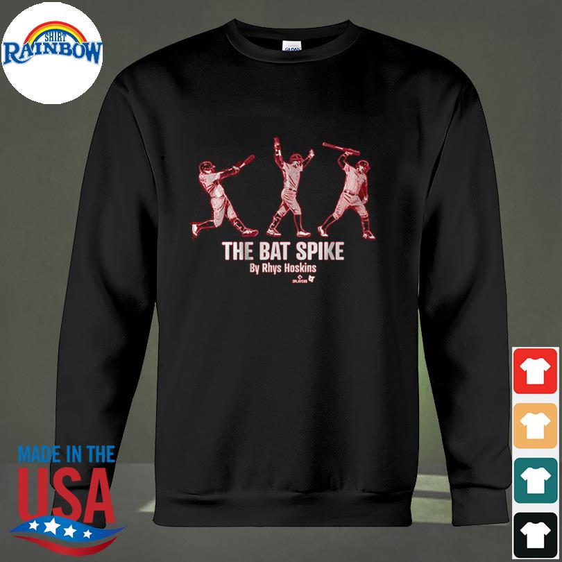 Philadelphia phillies the bat spike by rhys hoskins shirt, hoodie, sweater,  long sleeve and tank top