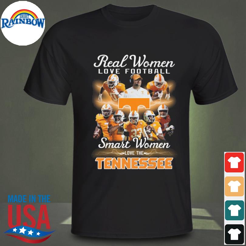 Real women love baseball smart women love the Tennessee Volunteers shirt