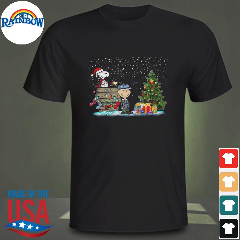 Santa snoopy and charlie brown 2022 Christmas tree sweater