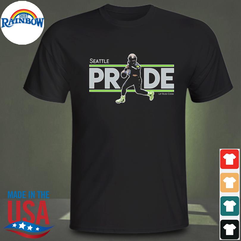 Seattle pride let russ cook design graphic shirt