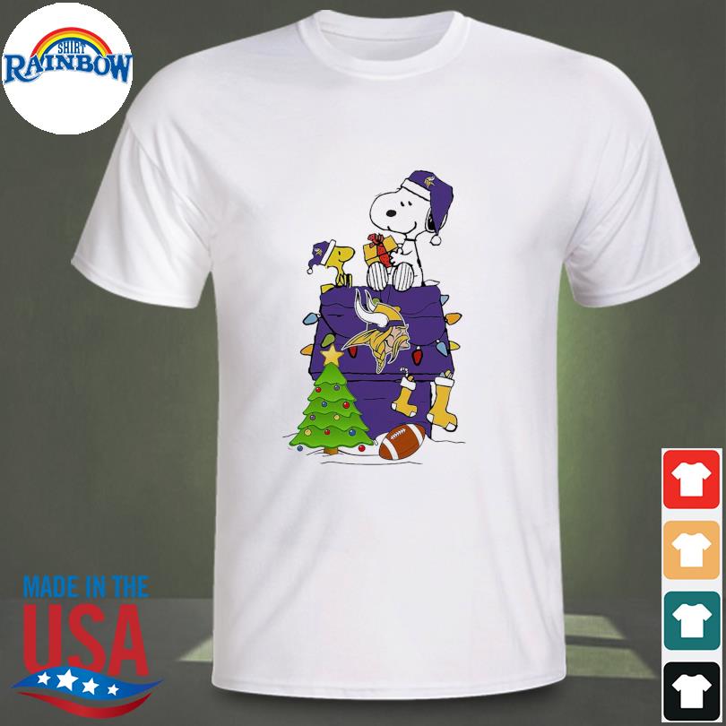 Snoopy minesota vikings nfl football shirt