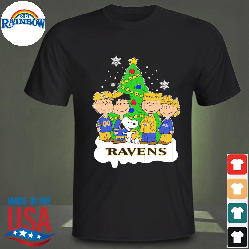 Snoopy the Peanuts baltimore ravens Christmas sweater