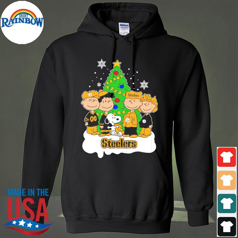 Snoopy The Peanuts Pittsburgh Steelers Christmas Shirt