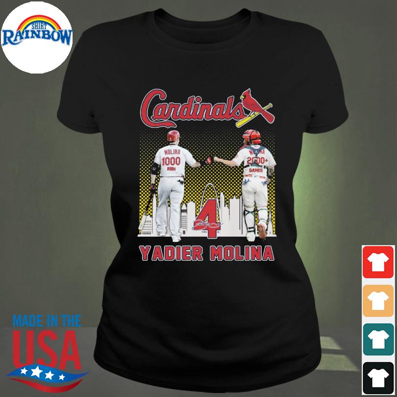 St. Louis Cardinals Yadier Molina Molina 1000 signatures shirt, hoodie,  longsleeve tee, sweater