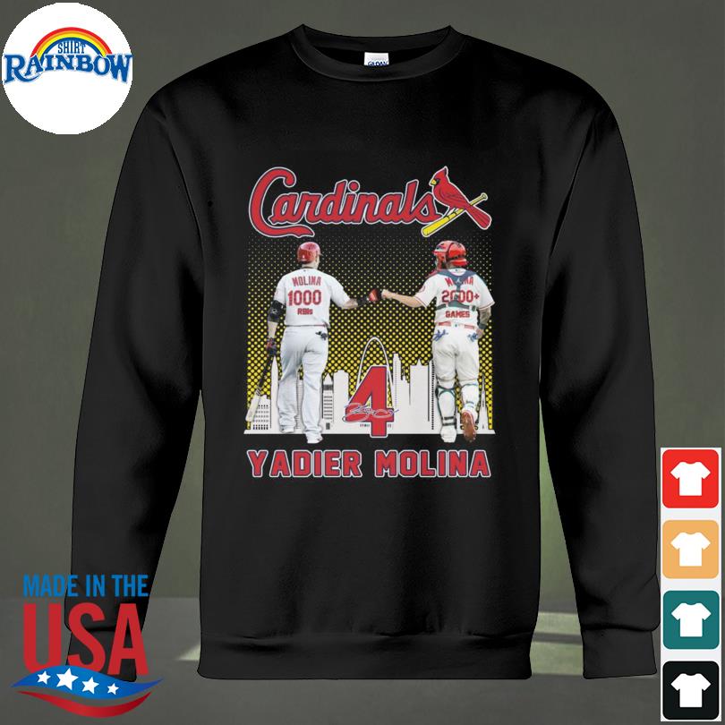 St. Louis Cardinals yadier molina signature 2022 shirt, hoodie, longsleeve  tee, sweater