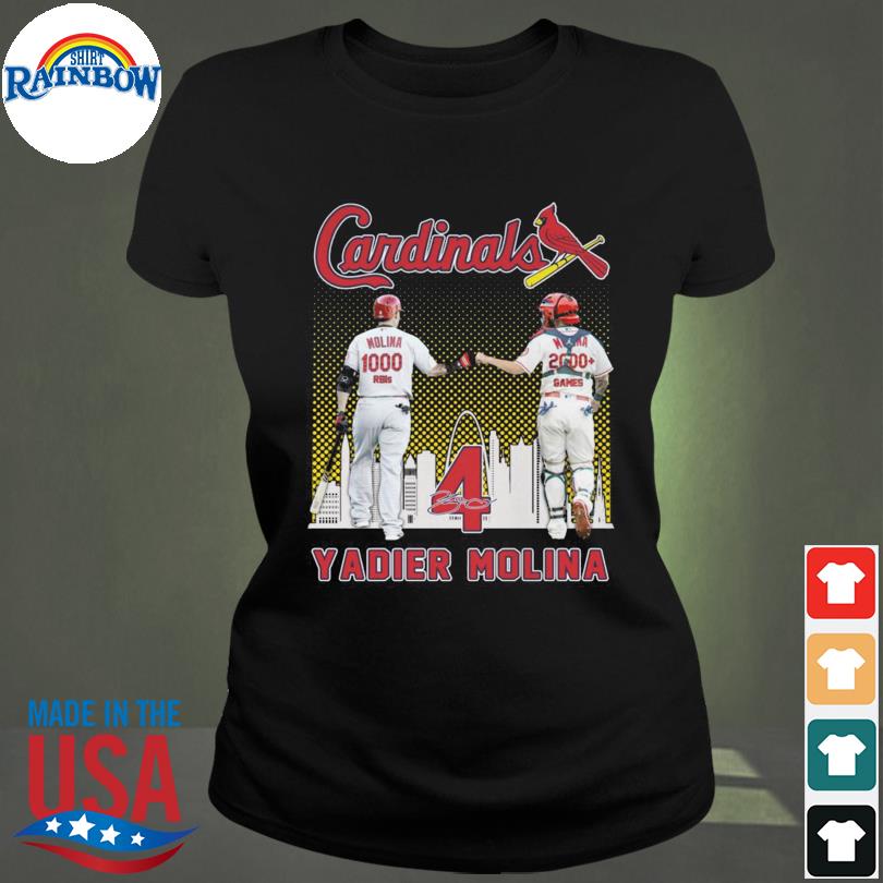 Yadier Molina St Louis Cardinals Signature Shirt - High-Quality Printed  Brand