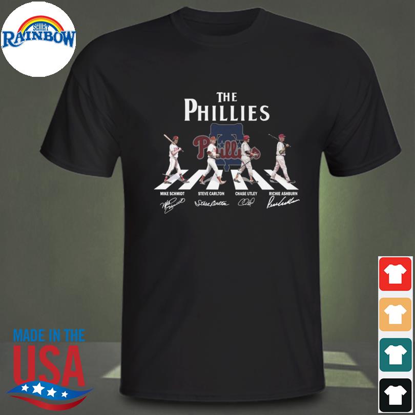 The Philadelphia Phillies Team Abbey Road Signatures Shirt