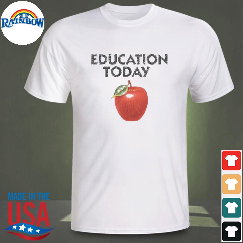 Yunhyeong wearing education today shirt