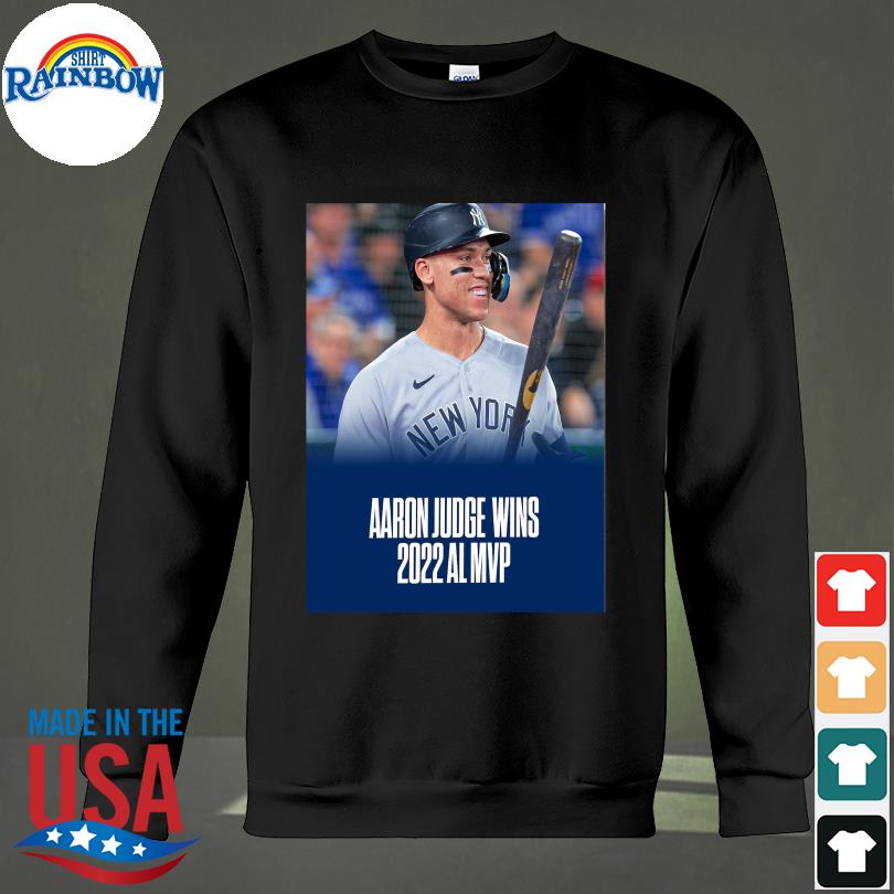 Premium aaron Judge wins 2022 American League MVP award shirt, hoodie,  sweater, long sleeve and tank top