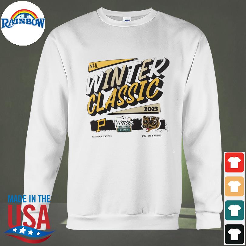 Boston Bruins Vs Penguins 2023 NHL Winter Classic Poster Shirt