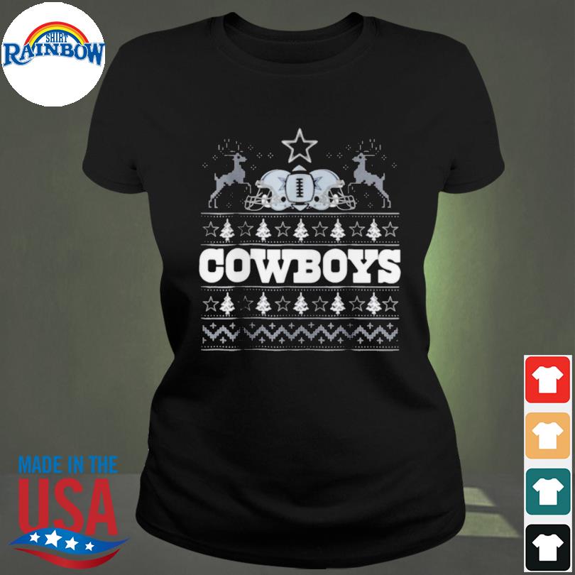 Dallas Cowboys Knitting Pattern Ugly Christmas Sweater Shirt For