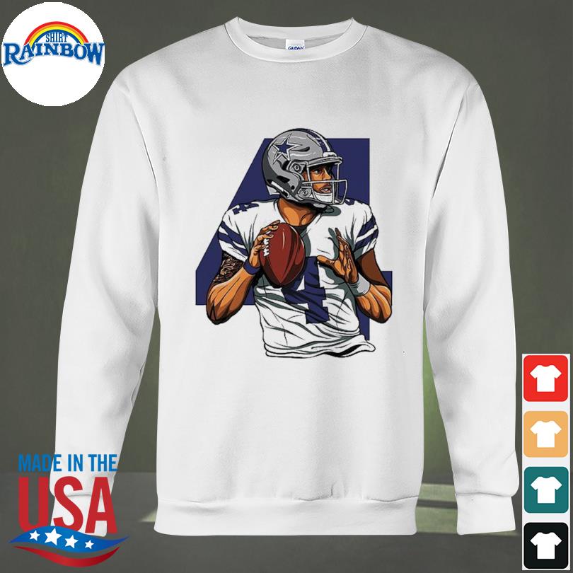 Dallas Cowboys dak prescott cartoon 2022 shirt, hoodie, sweater