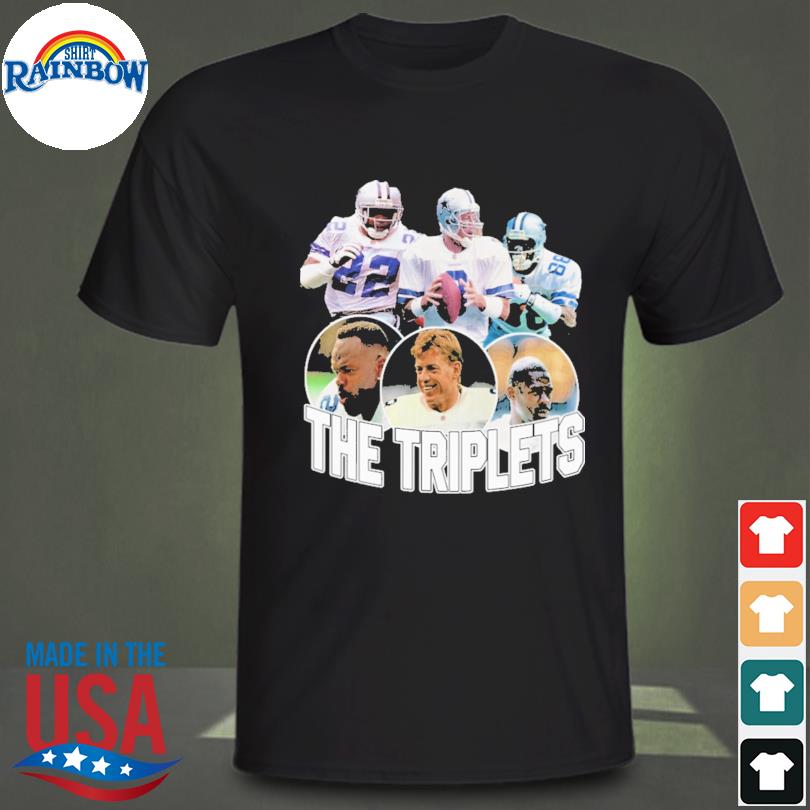 Dallas Cowboys Dak Prescott and Troy Aikman and Michael Irvin the triplets  shirt - Limotees