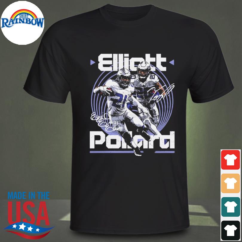 Ezekiel elliott & tony pollard Dallas duo signature shirt