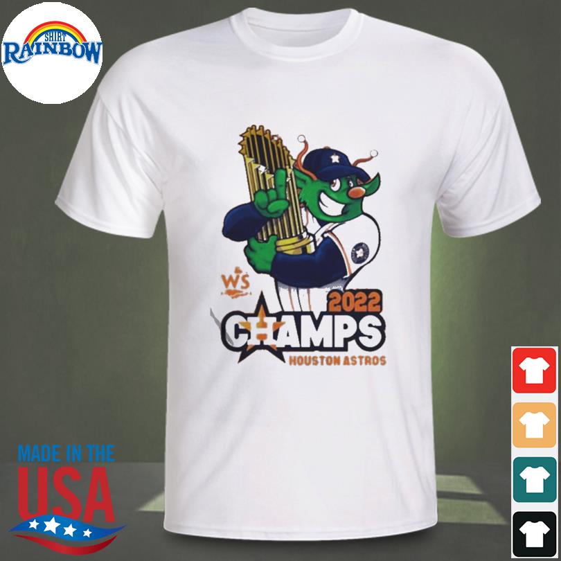 Houston astros 2022 world finals series champs mascot shirt