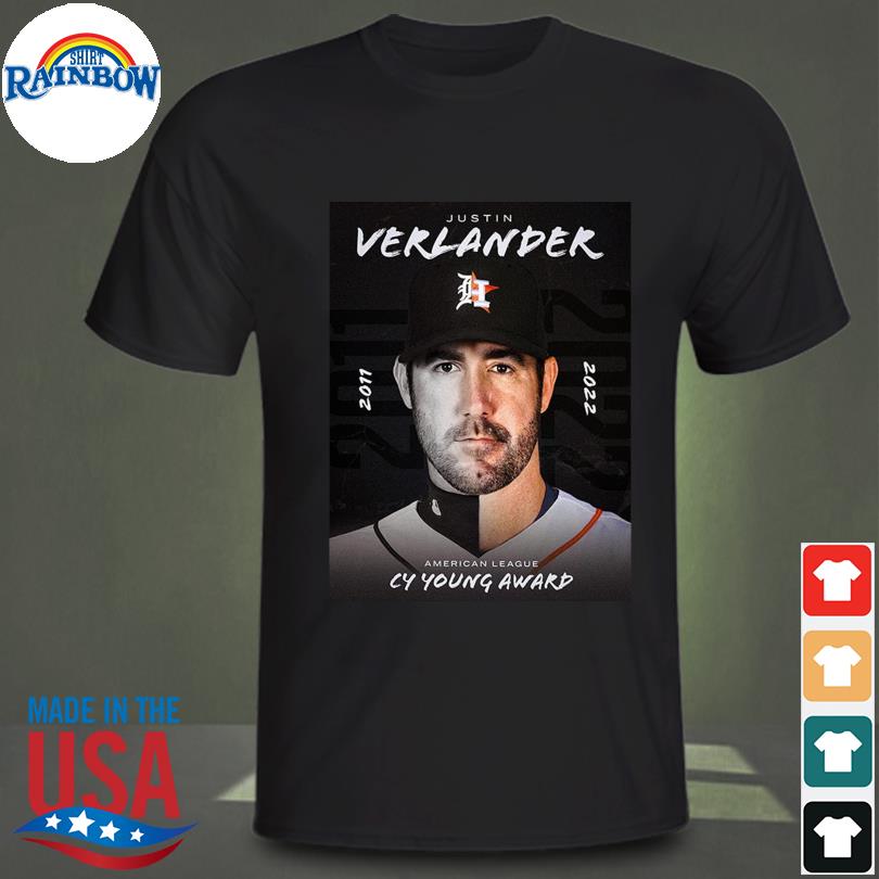 Justin Verlander Houston Astros 2022 AL Cy Young Award Winner shirt,  hoodie, sweater, long sleeve and tank top