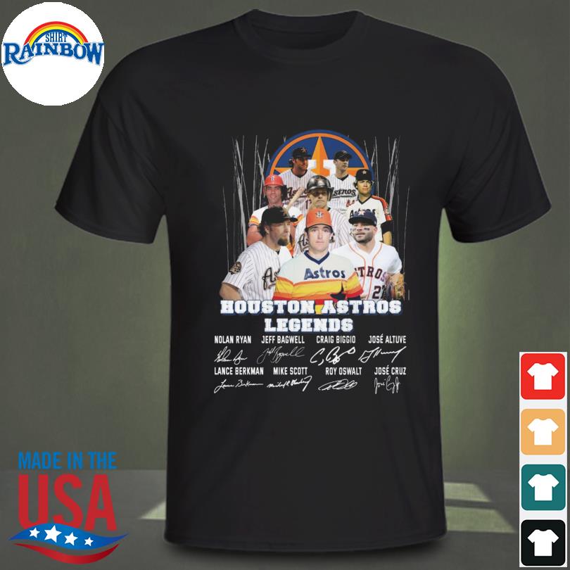 Houston Astros Legends Craig Biggio Jeff Bagwell And Jose Altuve Signatures  Shirt, hoodie, sweater, long sleeve and tank top