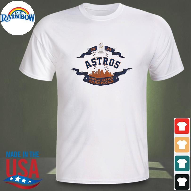 Youth Houston Astros Tiny Turnip White 2022 World Series Champions T-Shirt