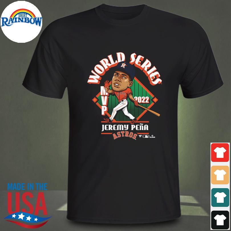 Jeremy Peña Houston Astros 2022 World Series Champions MVP shirt
