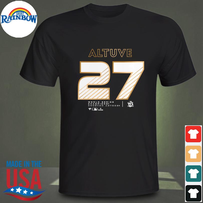 Jose altuve houston astros 2022 world series champions shirt