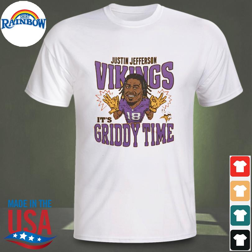 Official minnesota Vikings Justin Jefferson Griddy Time Shirt, hoodie,  sweater, long sleeve and tank top