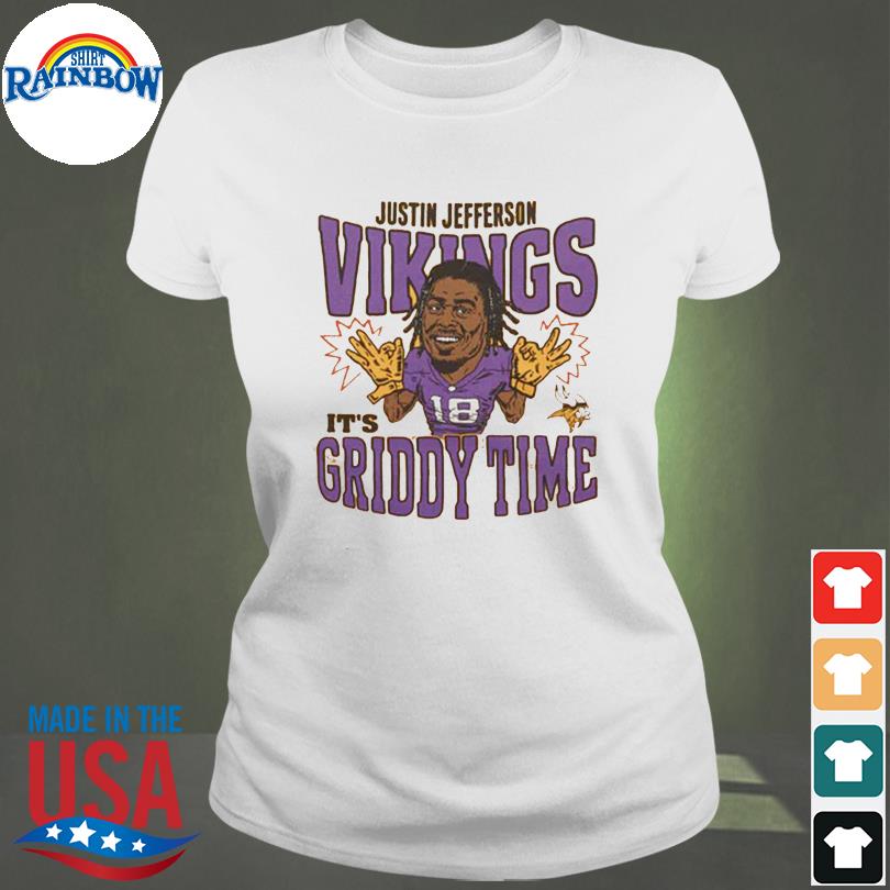 Official Minnesota Vikings Justin Jefferson Griddy Time Shirt, hoodie,  sweater, long sleeve and tank top