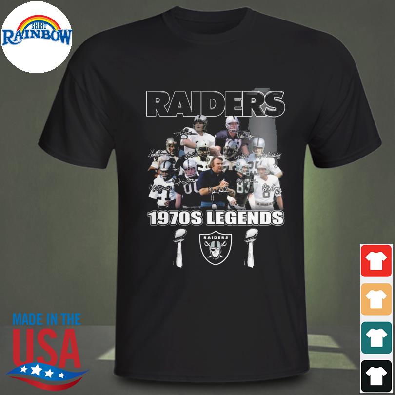 Best raiders Legends And Signatures Shirt