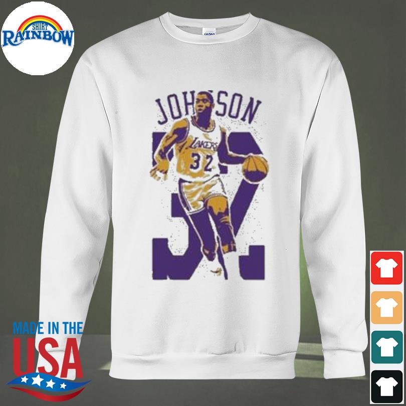 Nice magic Johnson Los Angeles Lakers vintage shirt, hoodie, sweater, long  sleeve and tank top