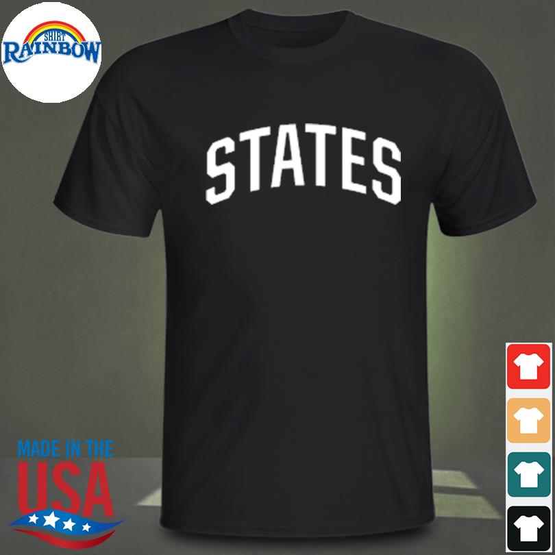 Men's black usmnt states shirt