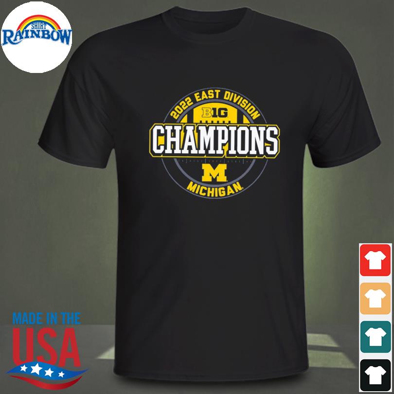 Michigan 2022 big ten east division champions shirt