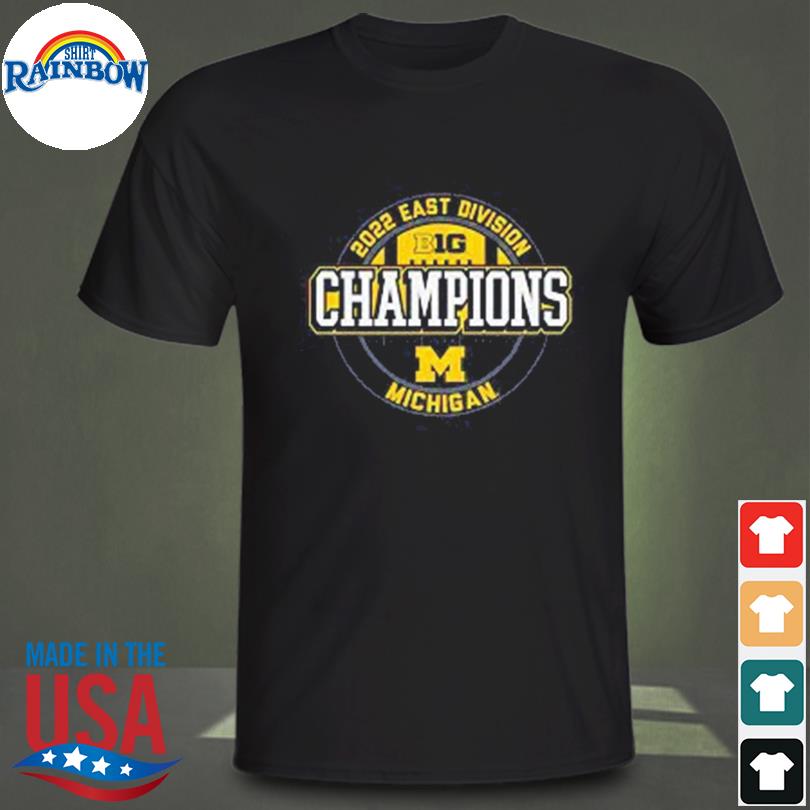 Michigan big 10 east champions navy shirt