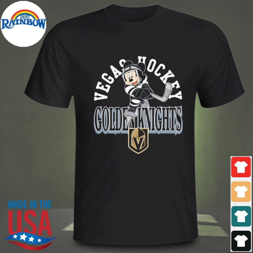 Mickey Mouse Vegas golden knights toddler putting up numbers shirt