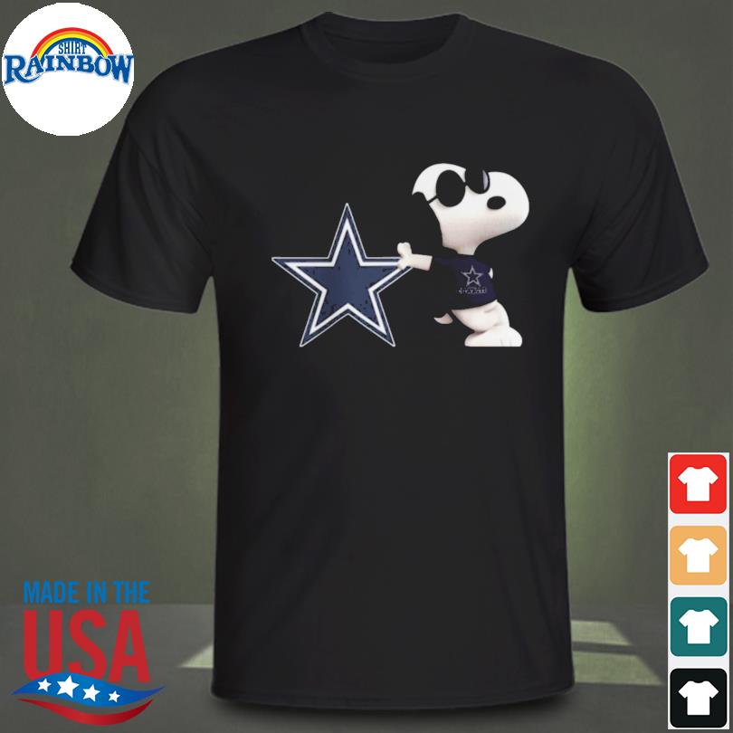 Nfl Dallas Cowboys logo and snoopy dog shirt
