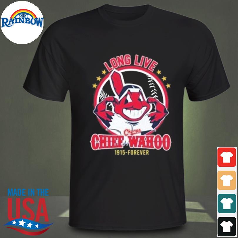 Official Cleveland indians mlb baseball chief wahoo 1915 forever shirt