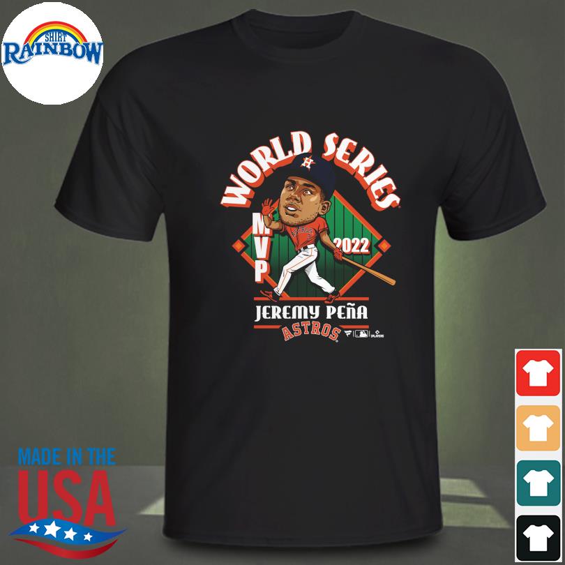Official World Series Champions MVP Jeremy Peña Houston Astros new 2022 shirt