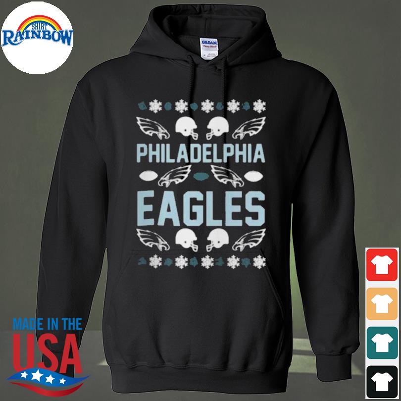 Philadelphia Eagles Snowflakes Pattern Ugly Christmas Sweater