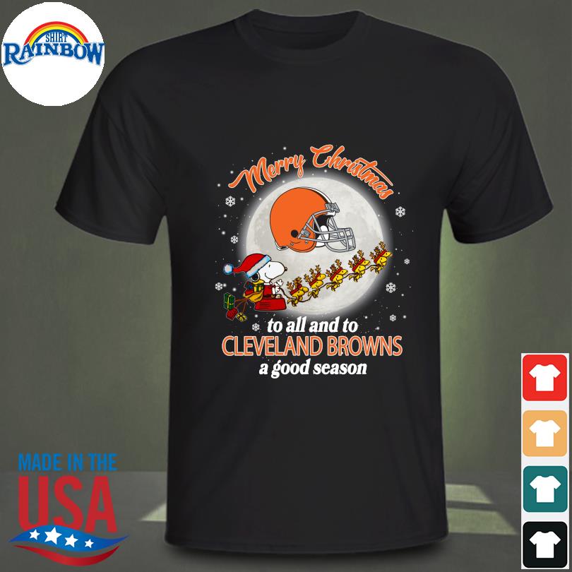 Christmas Snoopy Cleveland Browns Shirt, hoodie, sweater and long