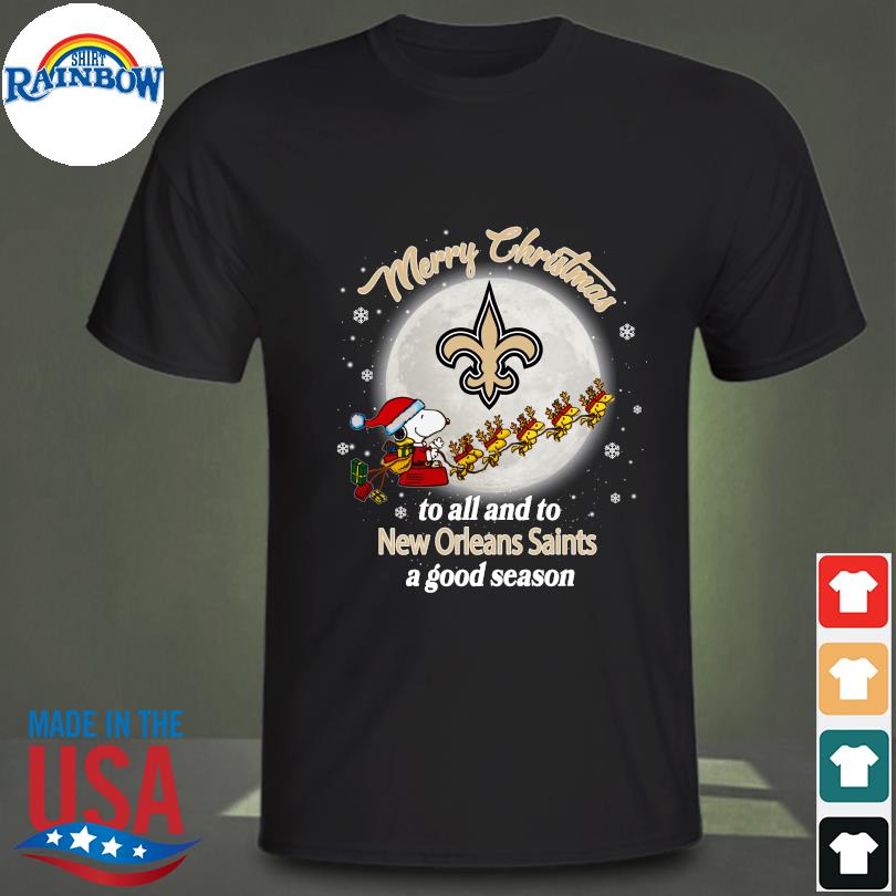 Snoopy New Orleans Saints Christmas shirt, hoodie, sweater, long sleeve and  tank top