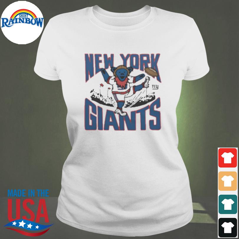 Team New York Giants X Grateful Dead Logo Band T-Shirt - T-shirts Low Price