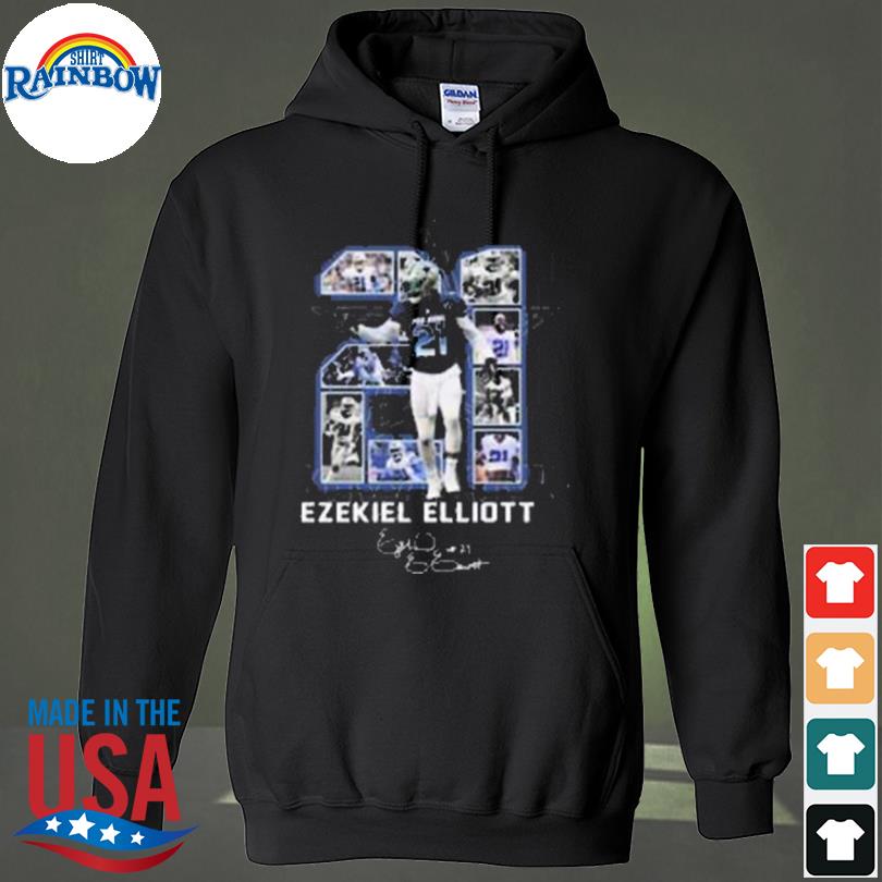 21 ezekiel elliott mvp Dallas Cowboys signature shirt, hoodie, sweater,  long sleeve and tank top