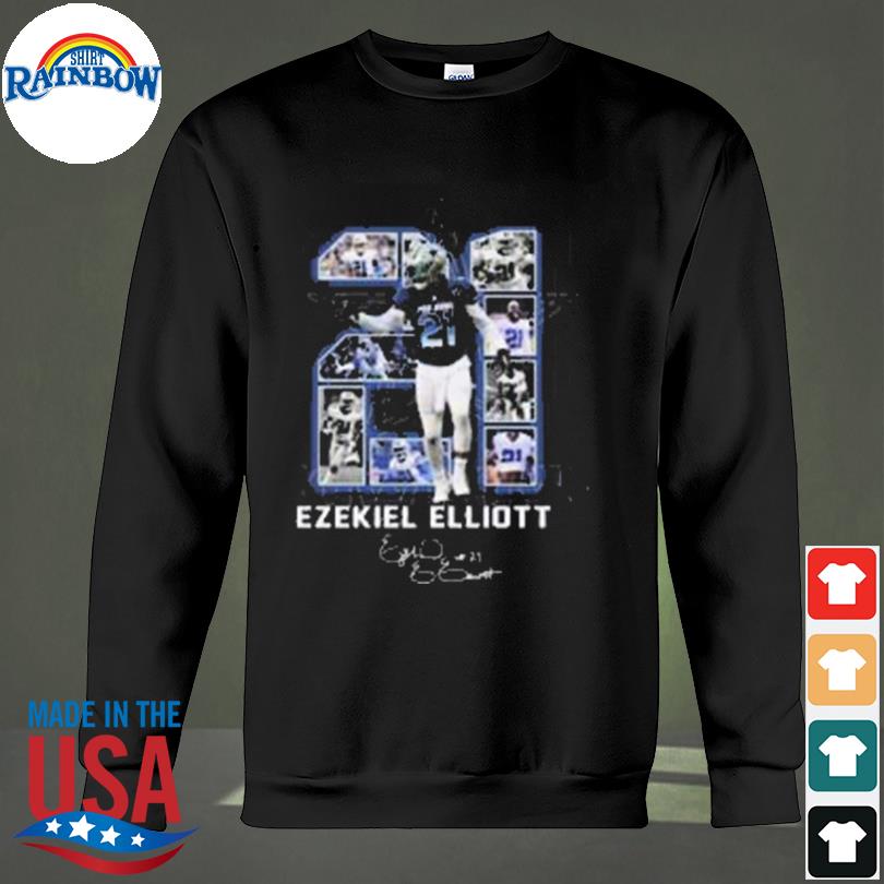 21 ezekiel elliott mvp Dallas Cowboys signature shirt, hoodie, sweater,  long sleeve and tank top